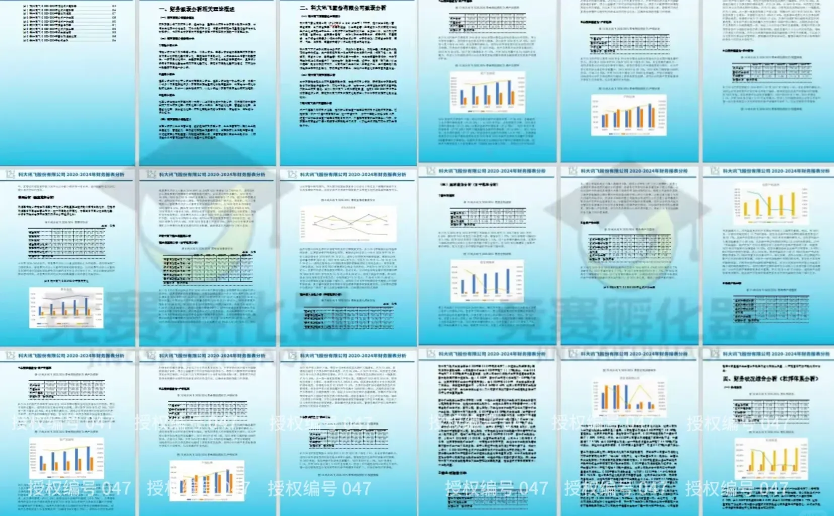 科大讯飞公司2020-2024年财务报表分析