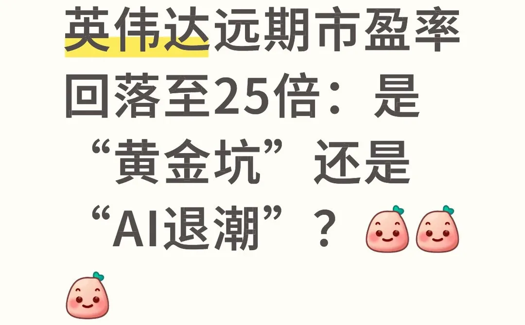 英伟达远期市盈率落至25倍：是黄金坑还是AI