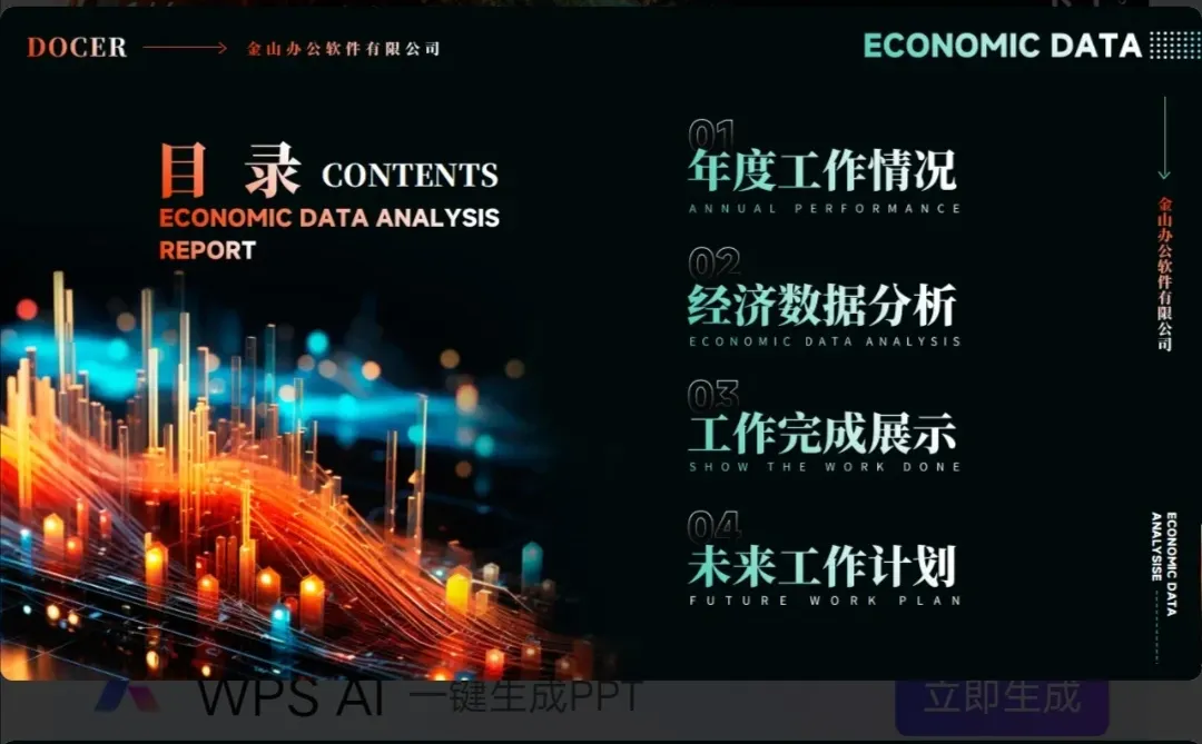 今天接到年度经济数据分析报告