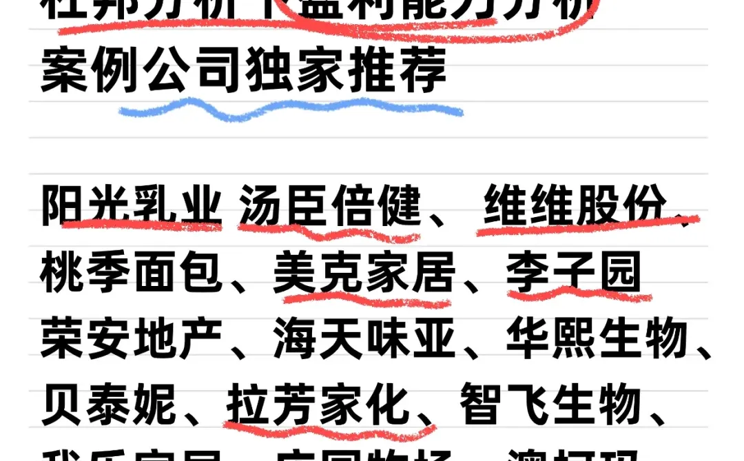 杜邦分析法下盈利能力分析案例，真的超好写