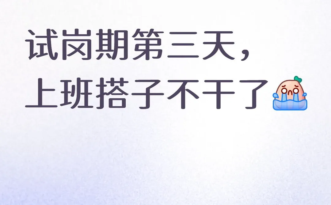 和前同事入职了新公司，她不干了我咋办啊