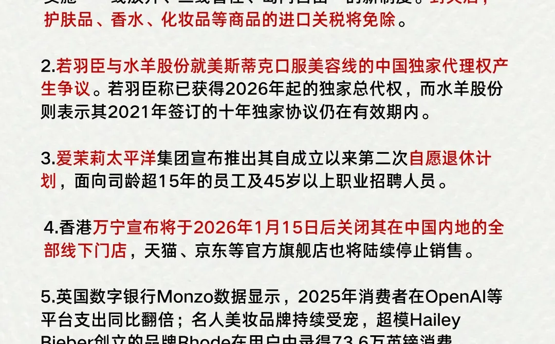 美妆行业动态【12.18】