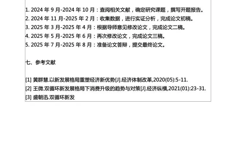 经济学专业开题报告范文来了