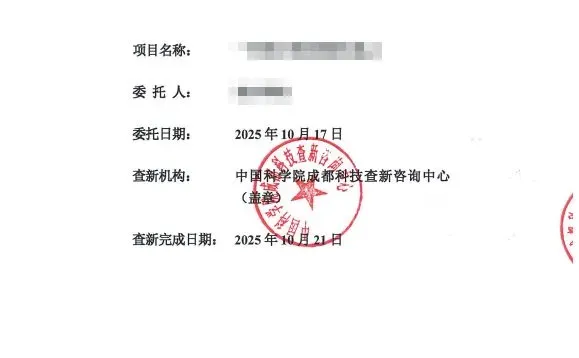 正规科技查新报告出具方法