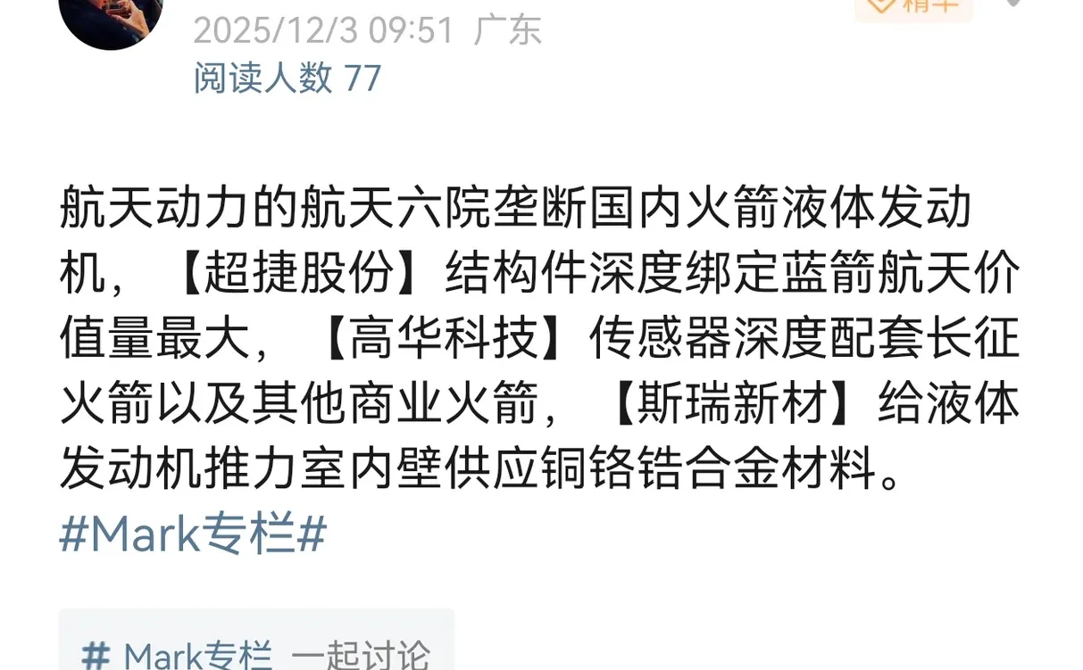 商业航天分析复盘