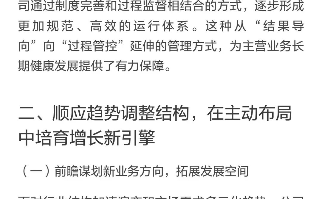 公司2025年度坚持创新引领、系统推进高质量