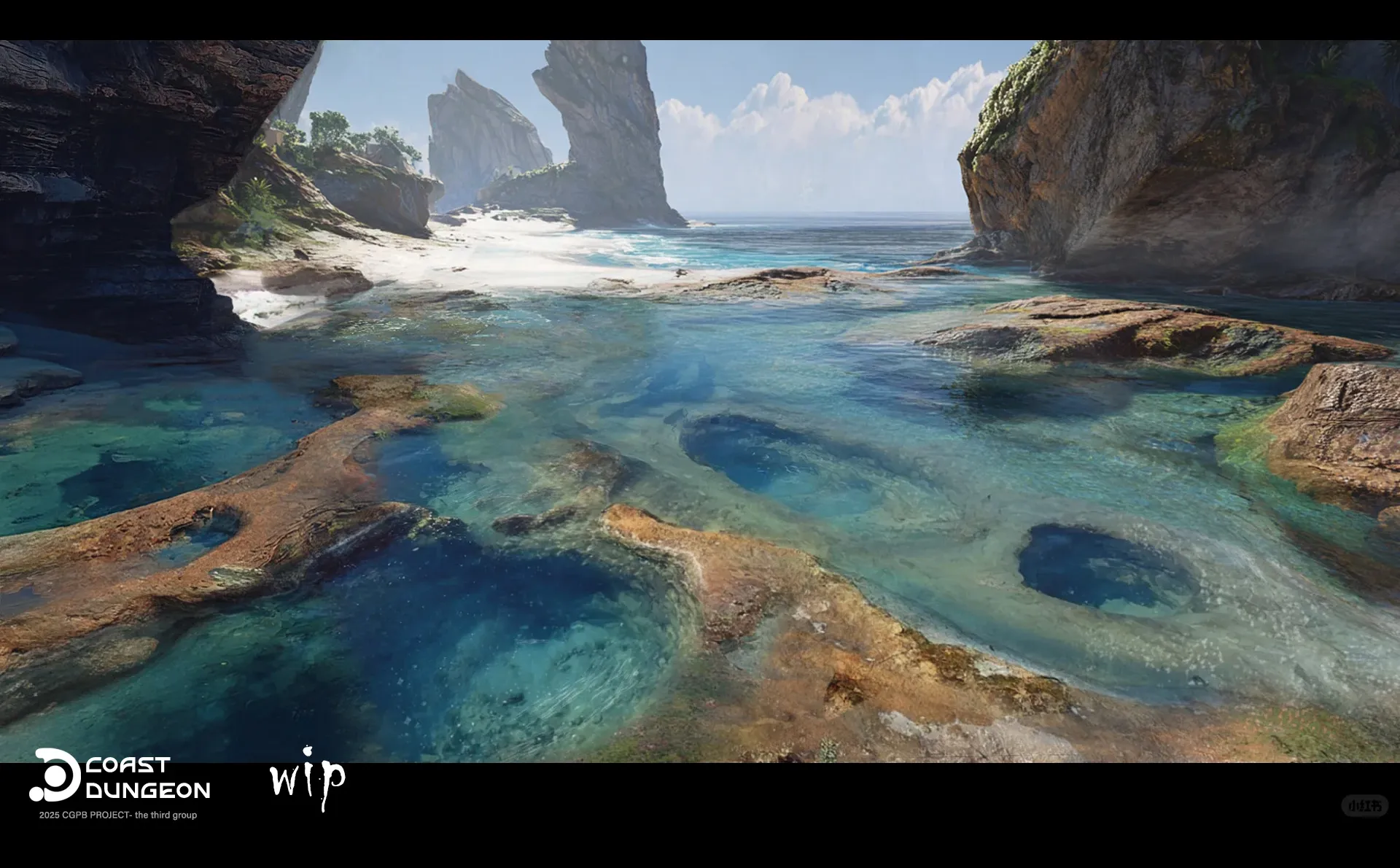 新四季三组：科幻题材海岸区域部分道具设计