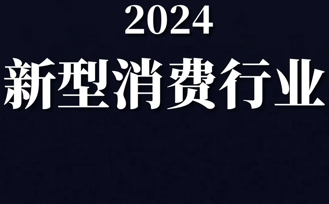 重磅报告|2024新型消费行业分析
