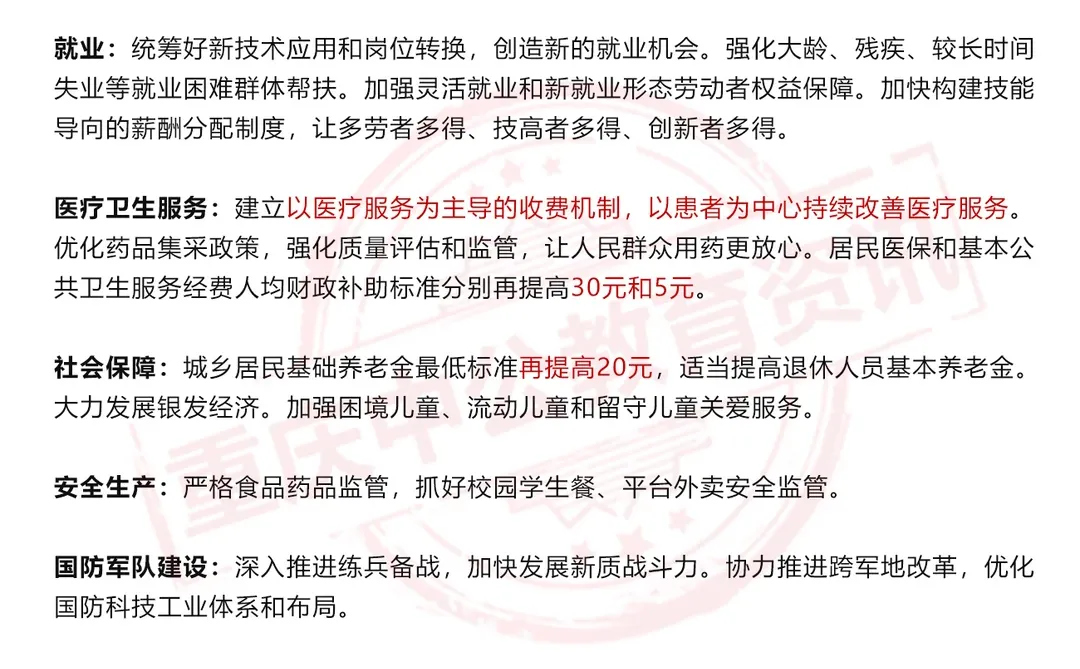 划重点！政府报告要点速记【800字精简版】