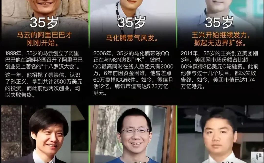 互联网大佬的35岁：哪有什么年龄天花板！