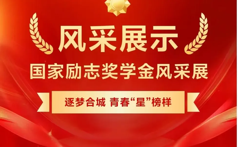 合肥城市学院 榜样|国家励志奖学金展示