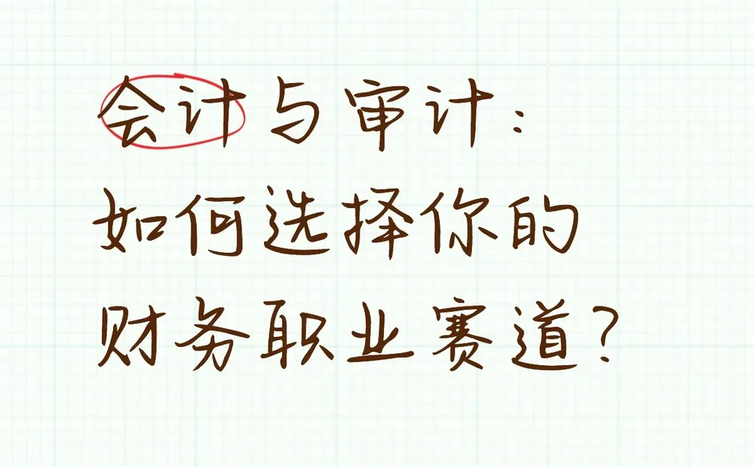 深耕企业or洞察行业？会计与审计的路径选择