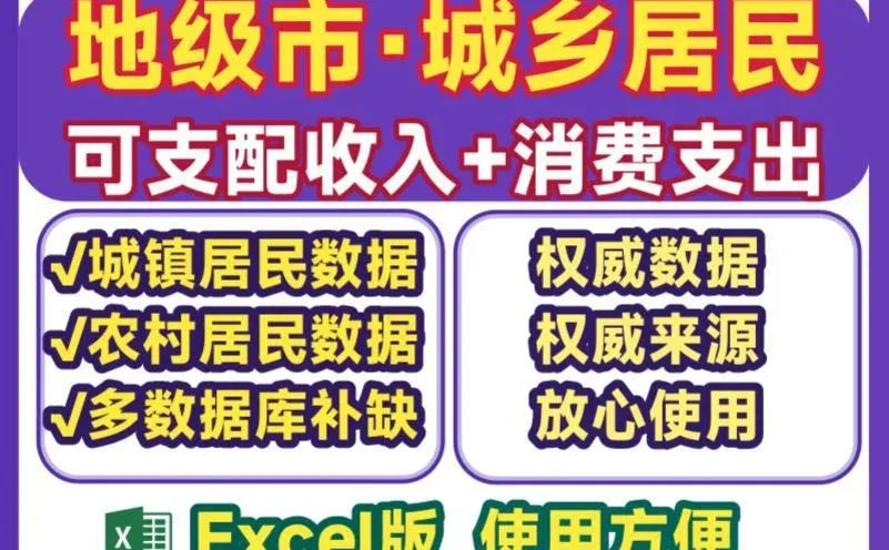 22年居民收入消费数据?学术研究必备
