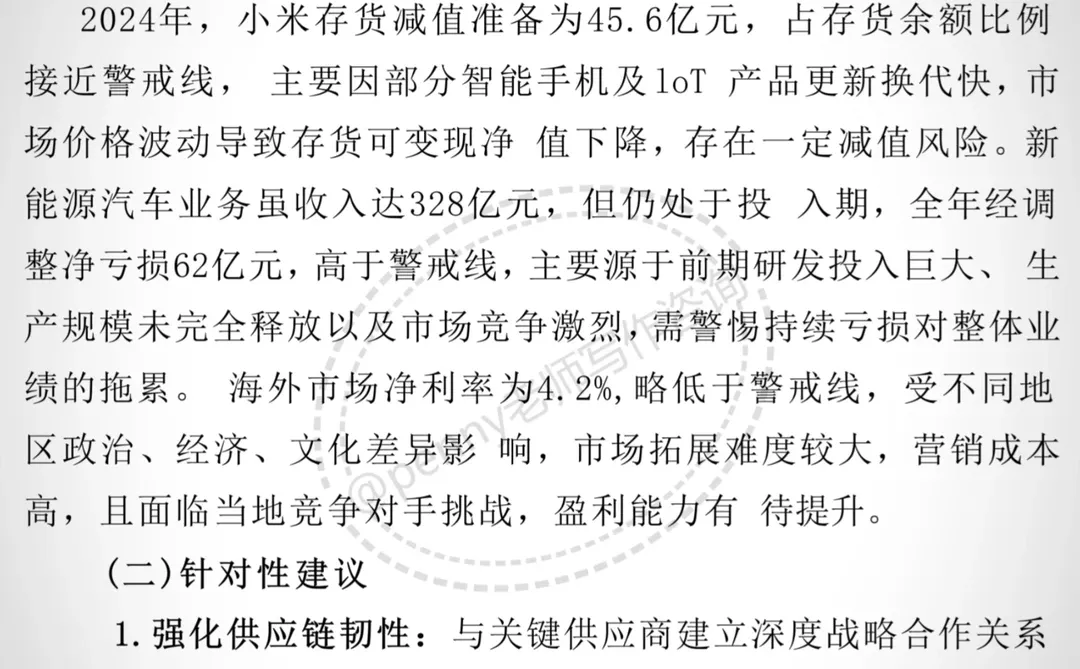 小米财务分析报告（2020-2024）?