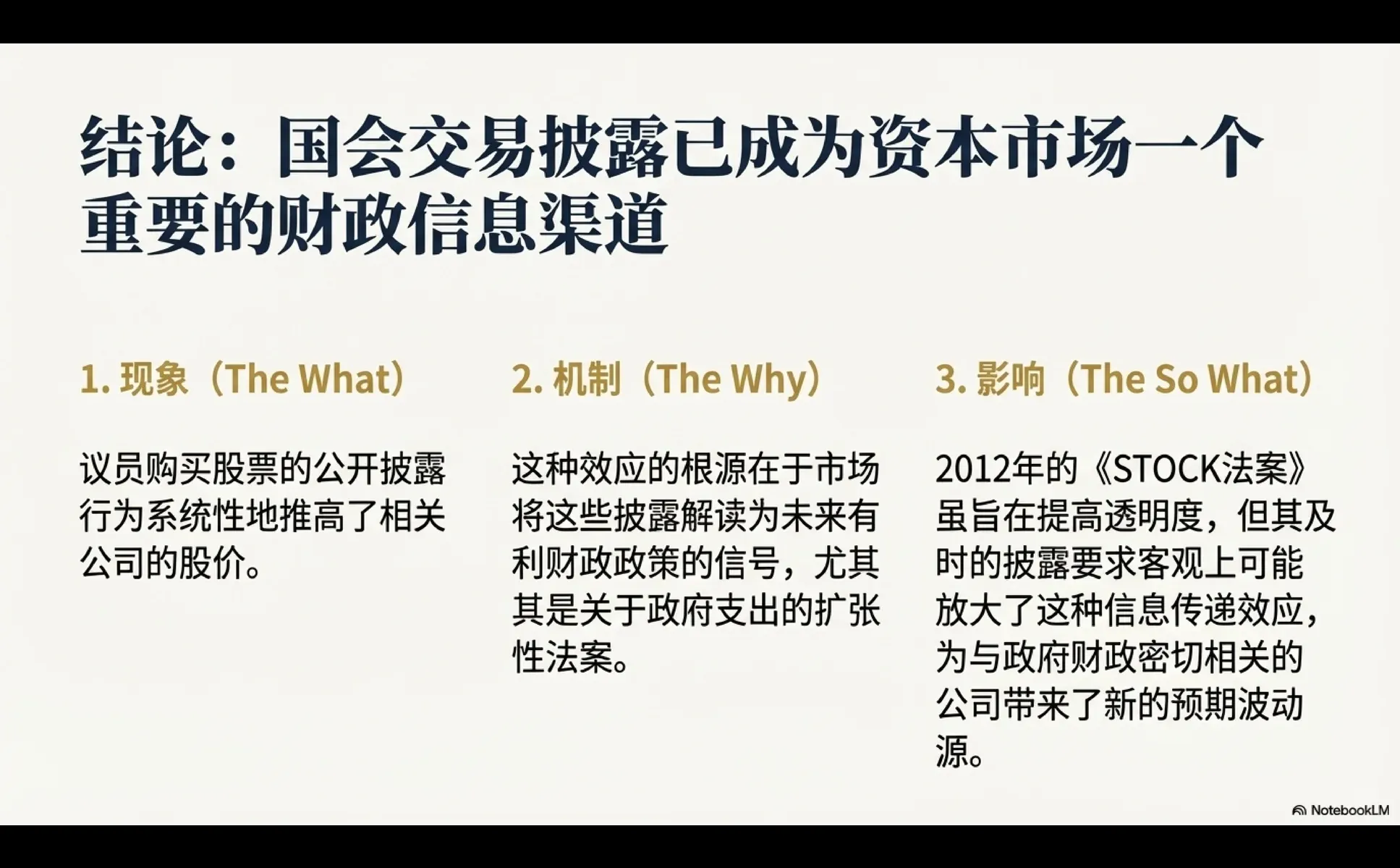 [Seminar] 国会议员炒股，市场在听什么信号