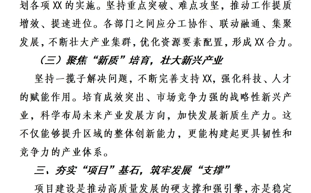 质胜于华，臻于完善 高质量发展发言交流