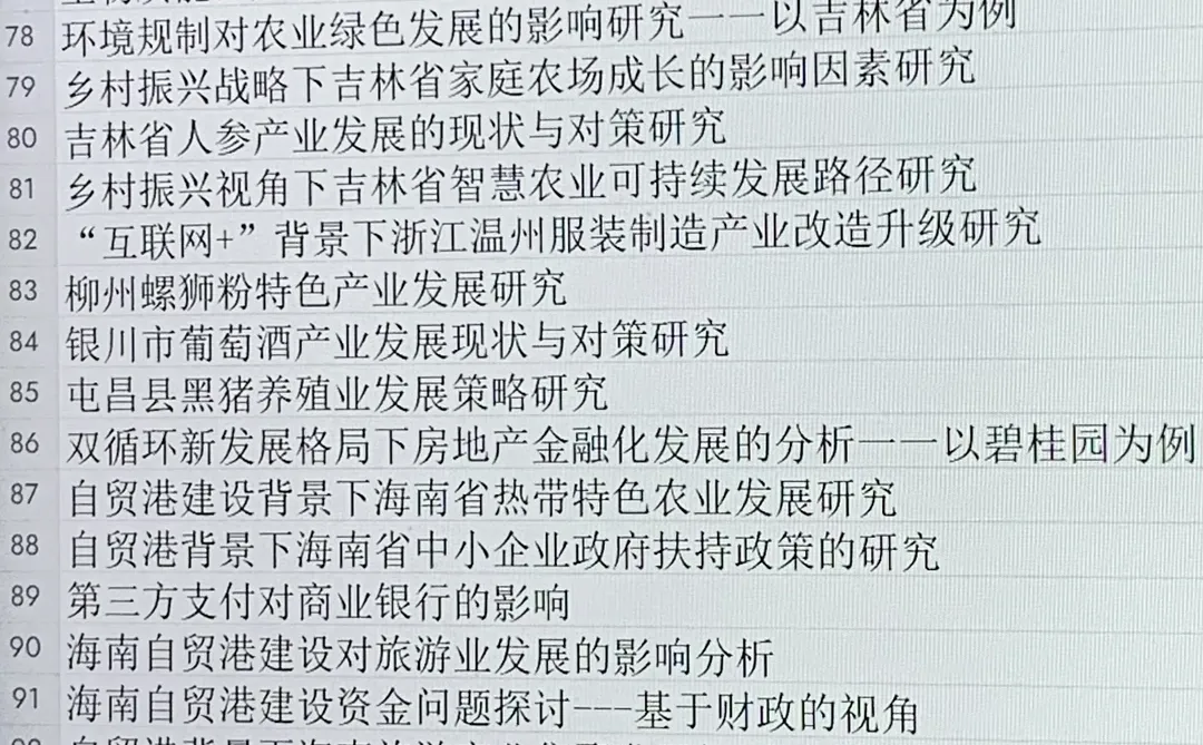 ?经济学本科论文选题方向大揭秘?