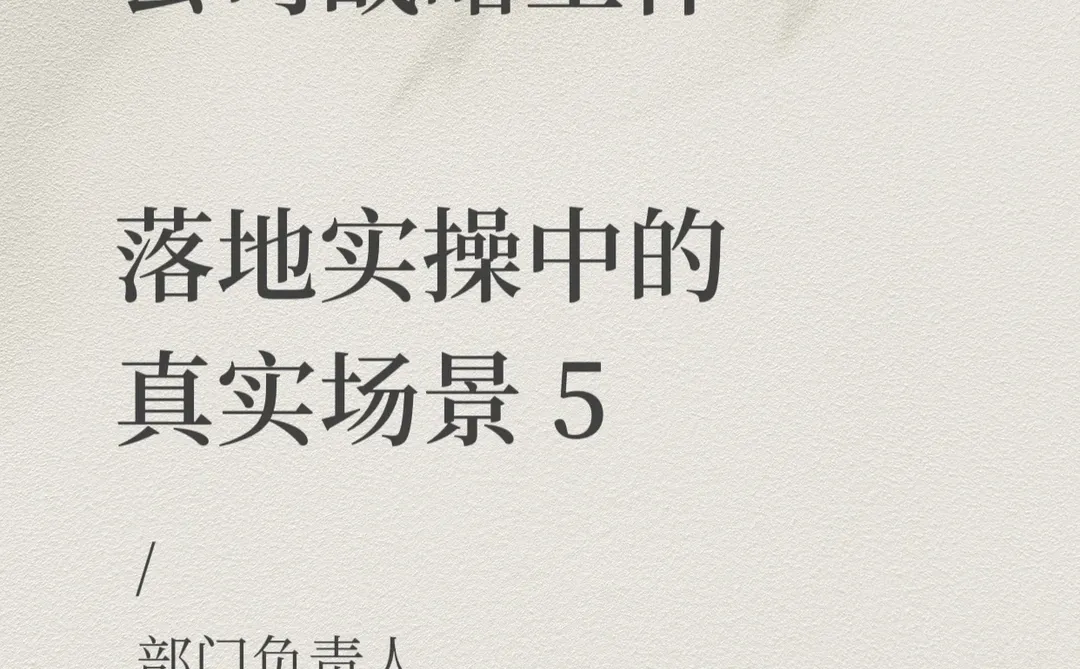 29. 战略落地实操的真实场景5复盘沉淀