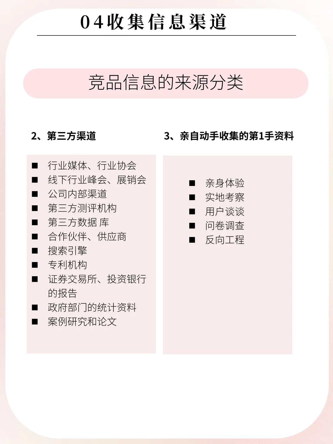 竞品分析怎么做？