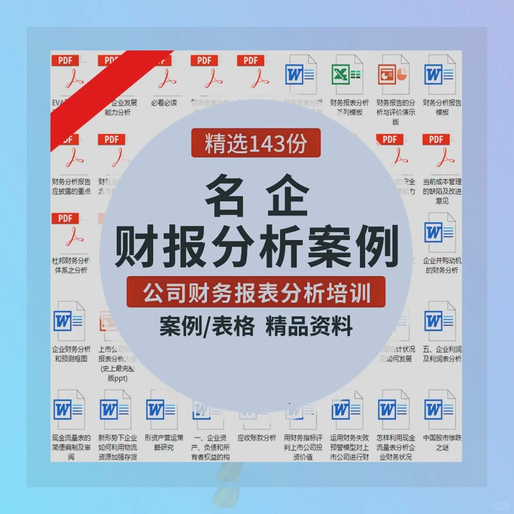 企业上市公司财务报表分析报告案例
