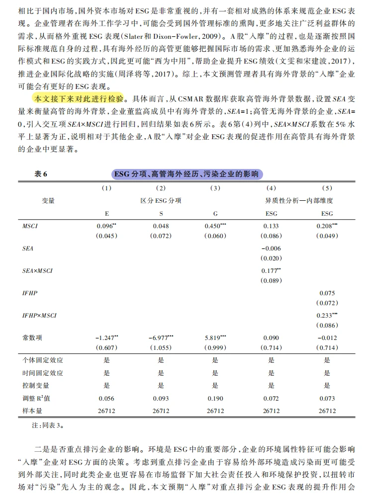 A 股入摩 “鞭策” ESG！企业可持续发展！