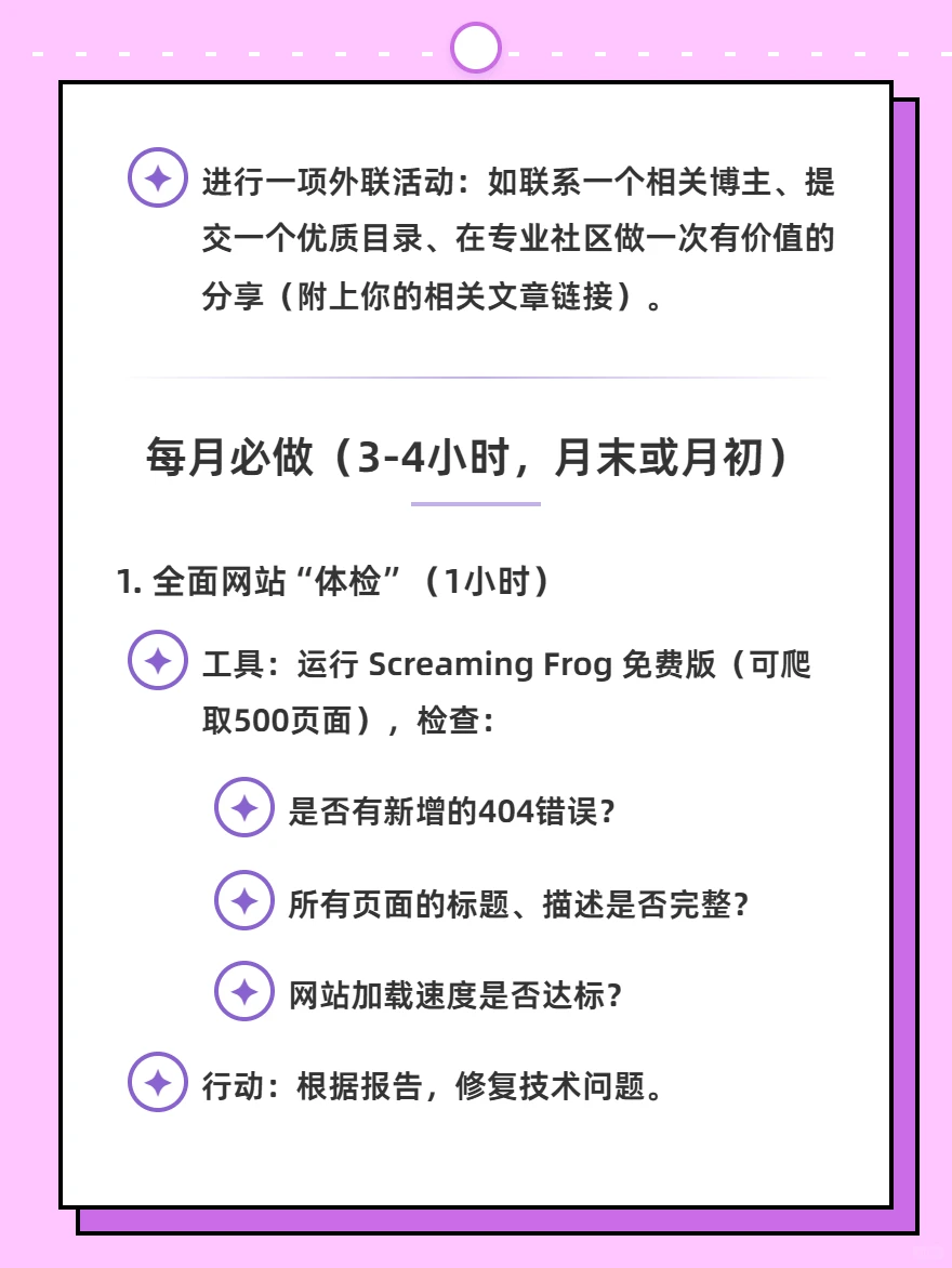 独立站SEO运营日常｜一天一小时流量稳增长