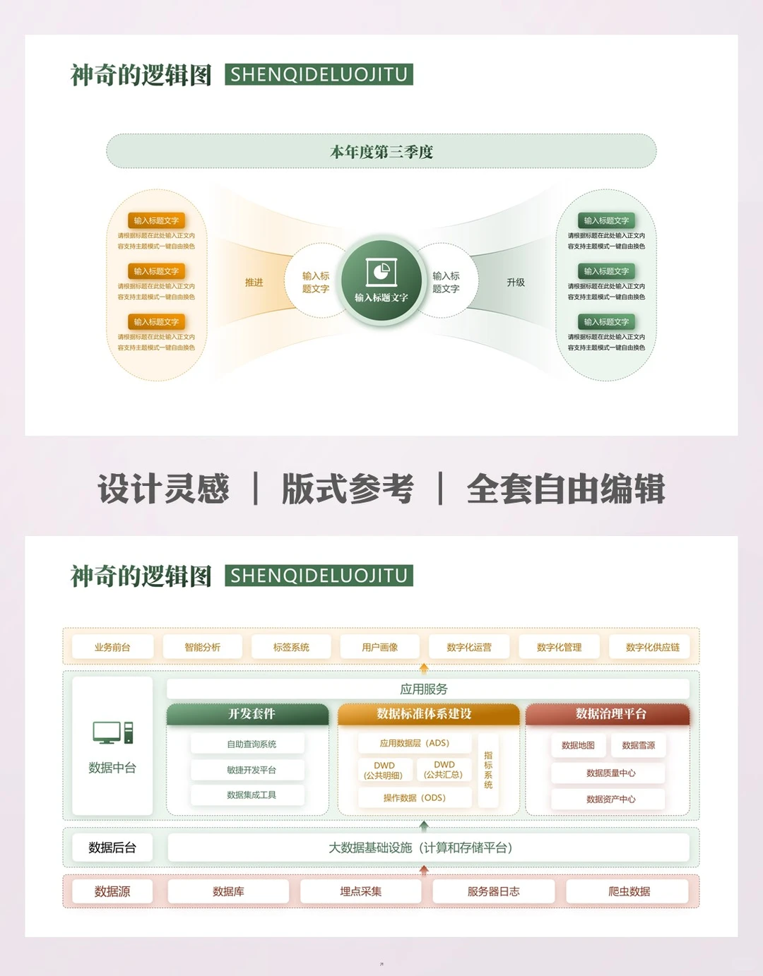 数据展示ppt模板：汇报不再枯燥