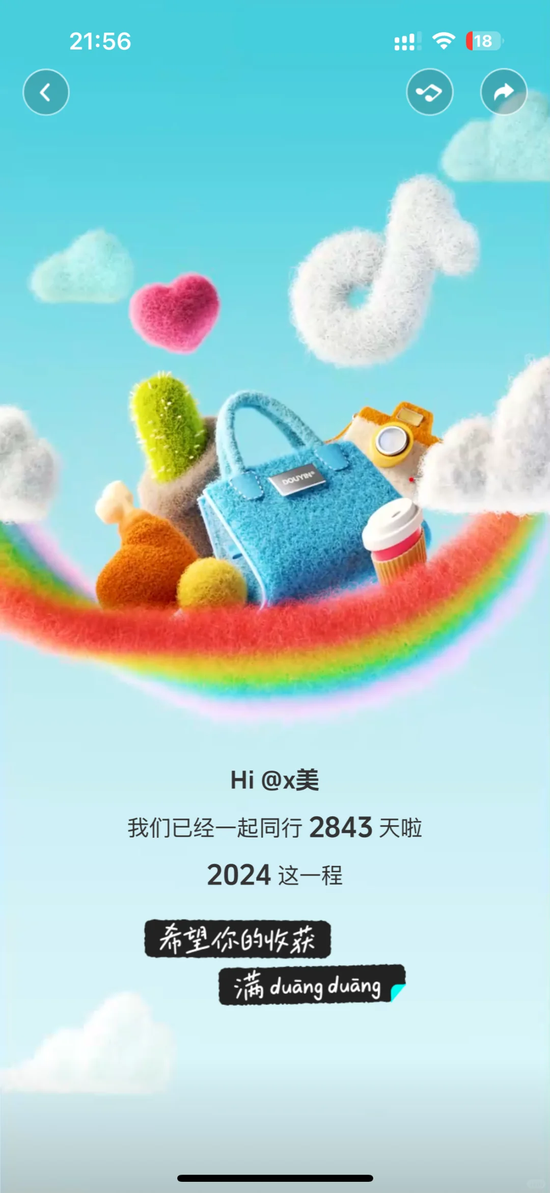 UI设计| 2024抖音年度账单