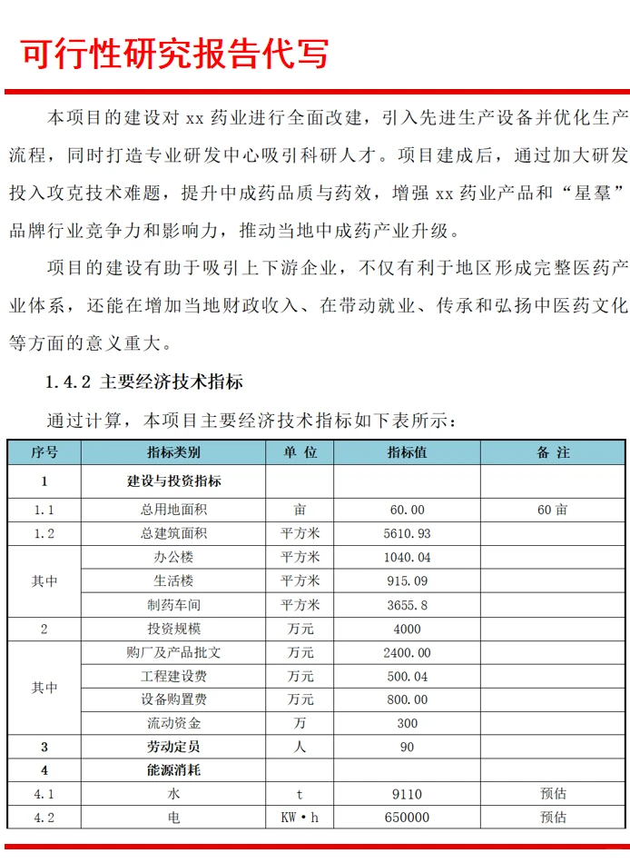 可研报告编写|可行性研究报告代写服务单位