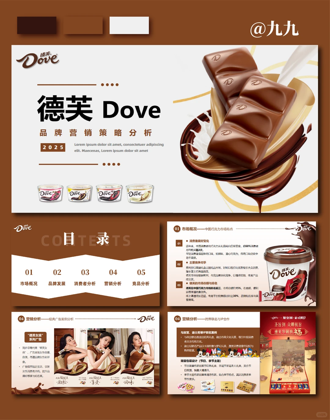 谁的青春没有德芙巧克力~德芙PPT回忆来袭