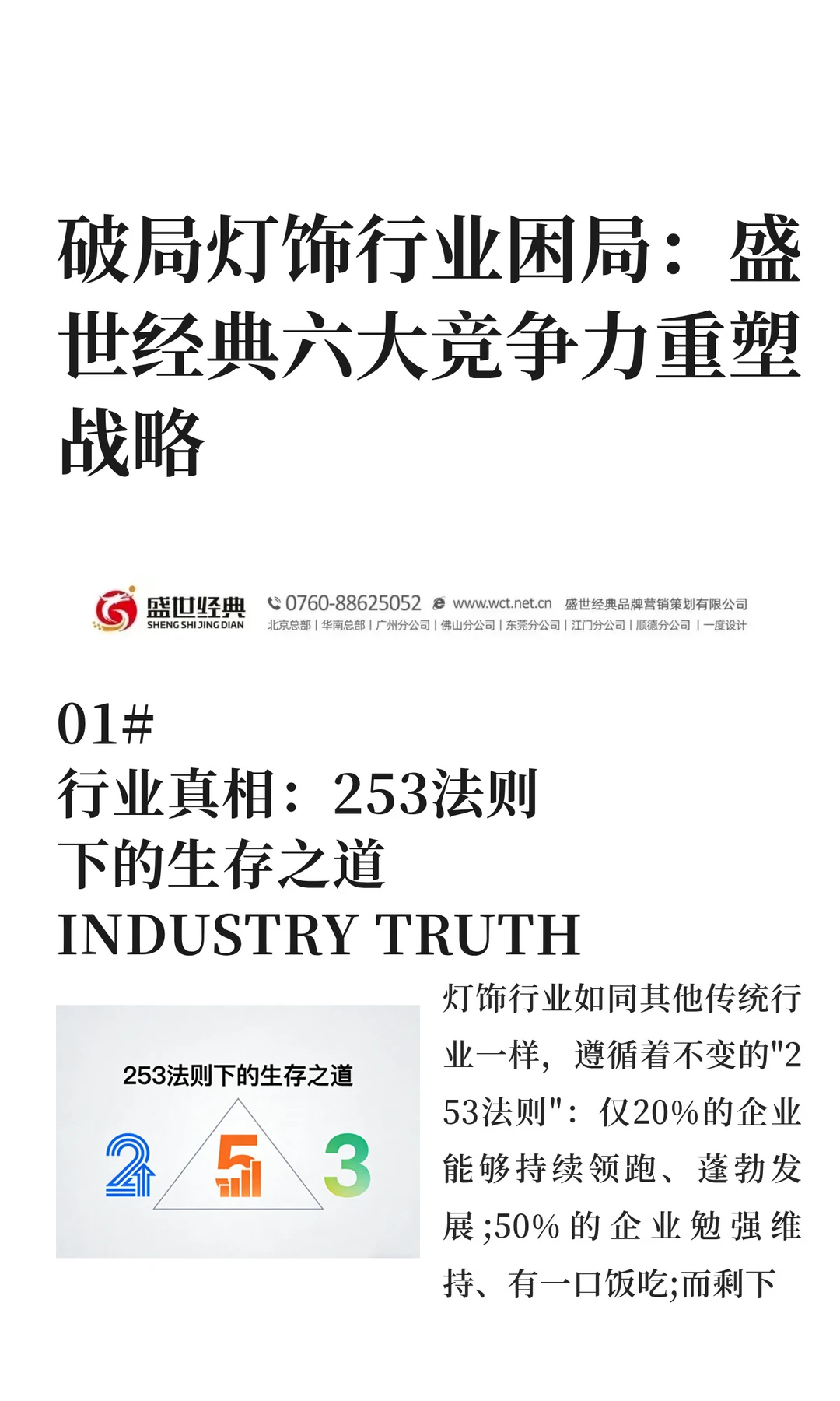 破局灯饰行业困局：六大竞争力重塑战略