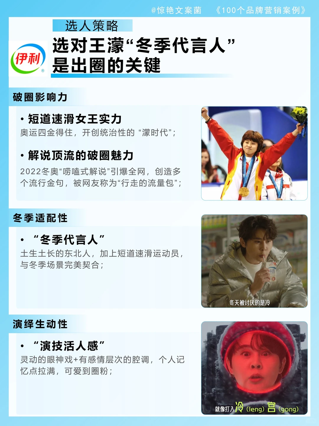 携手王濛玩梗，伊利这波暖冬营销实在妙！