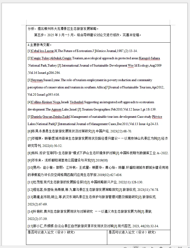 旅游管理开题报告没完成宝子一定要看