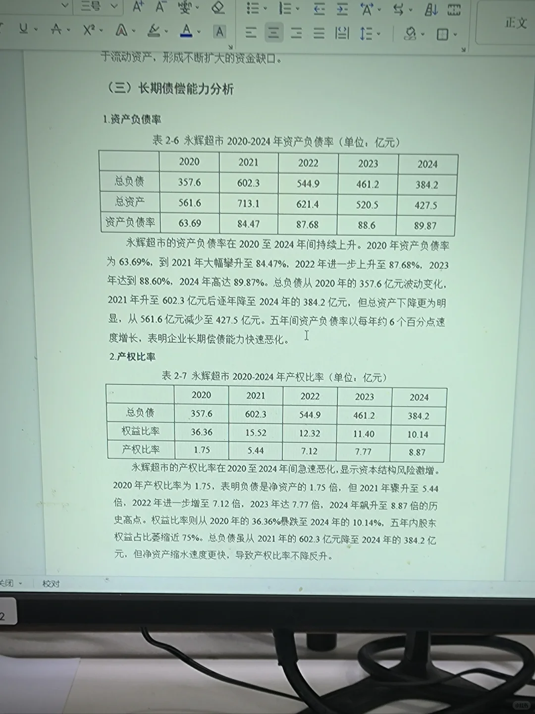 偿债能力分析不会写的都去死磕这篇!!