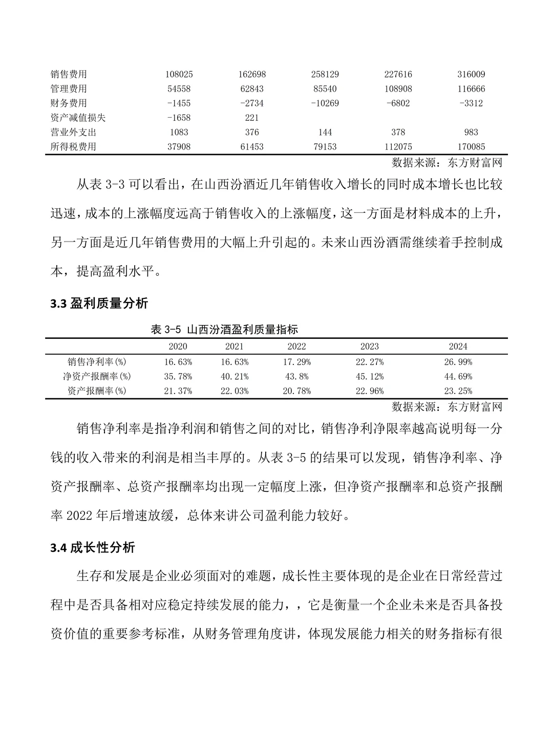 今天讲财务四大能力分析——盈利能力分析