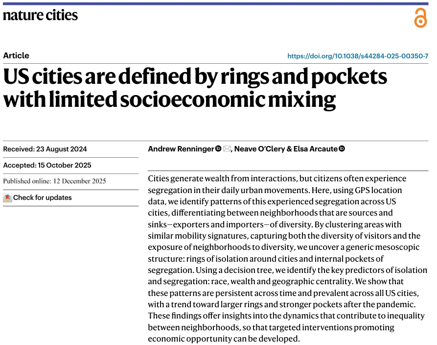 美国城市的特征是由“环带”和“口袋”构成