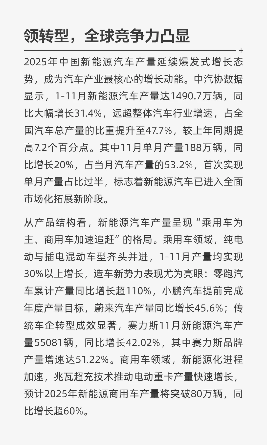 2025年中国汽车产业发展态势与未来展望：产