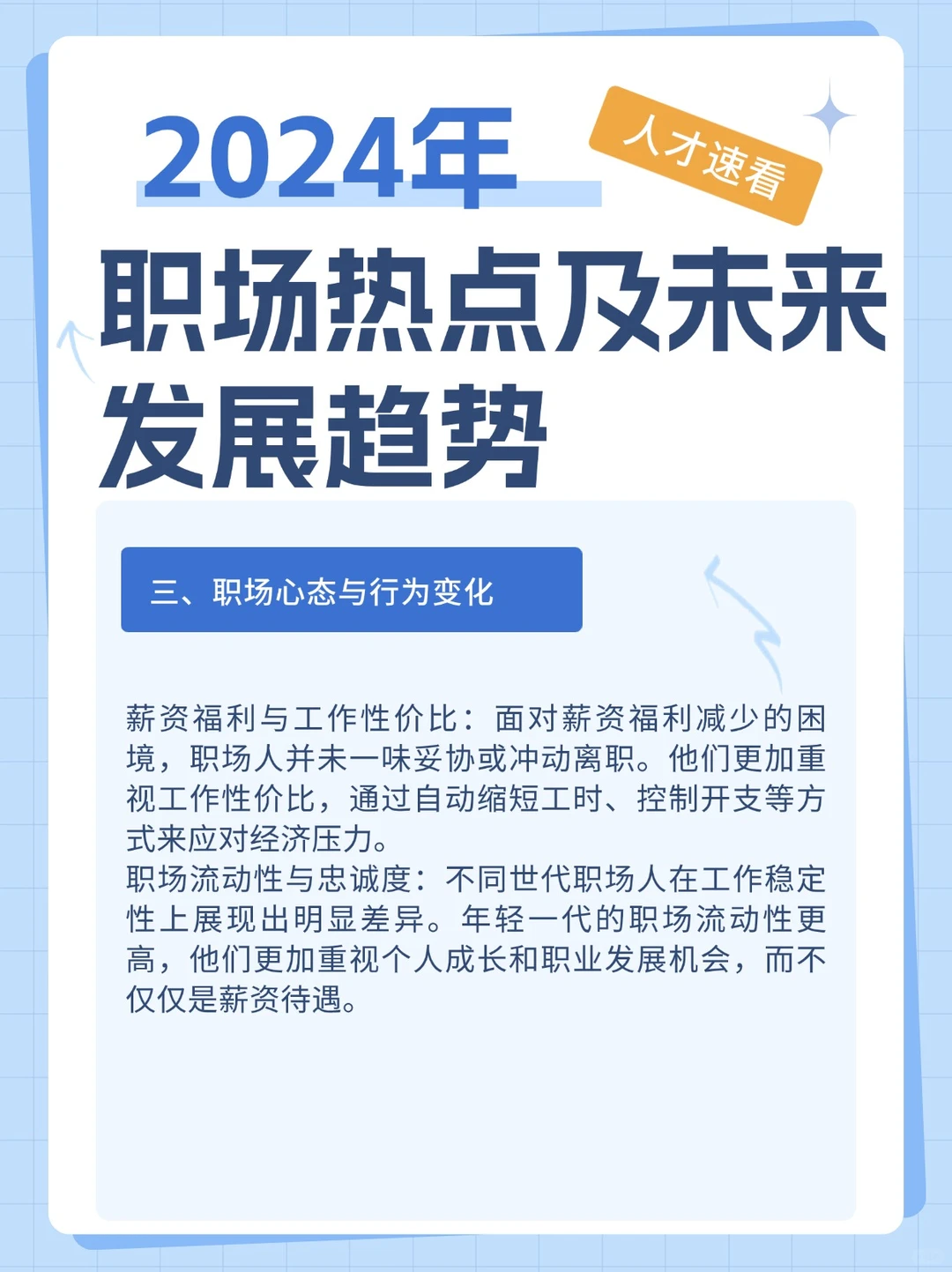 2024年职场热点及未来发展趋势