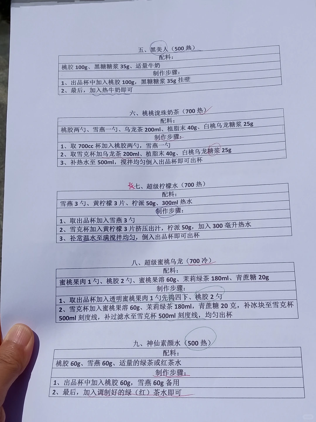 开养生茶饮店朋友给的配方㊙️分享给姐妹❗
