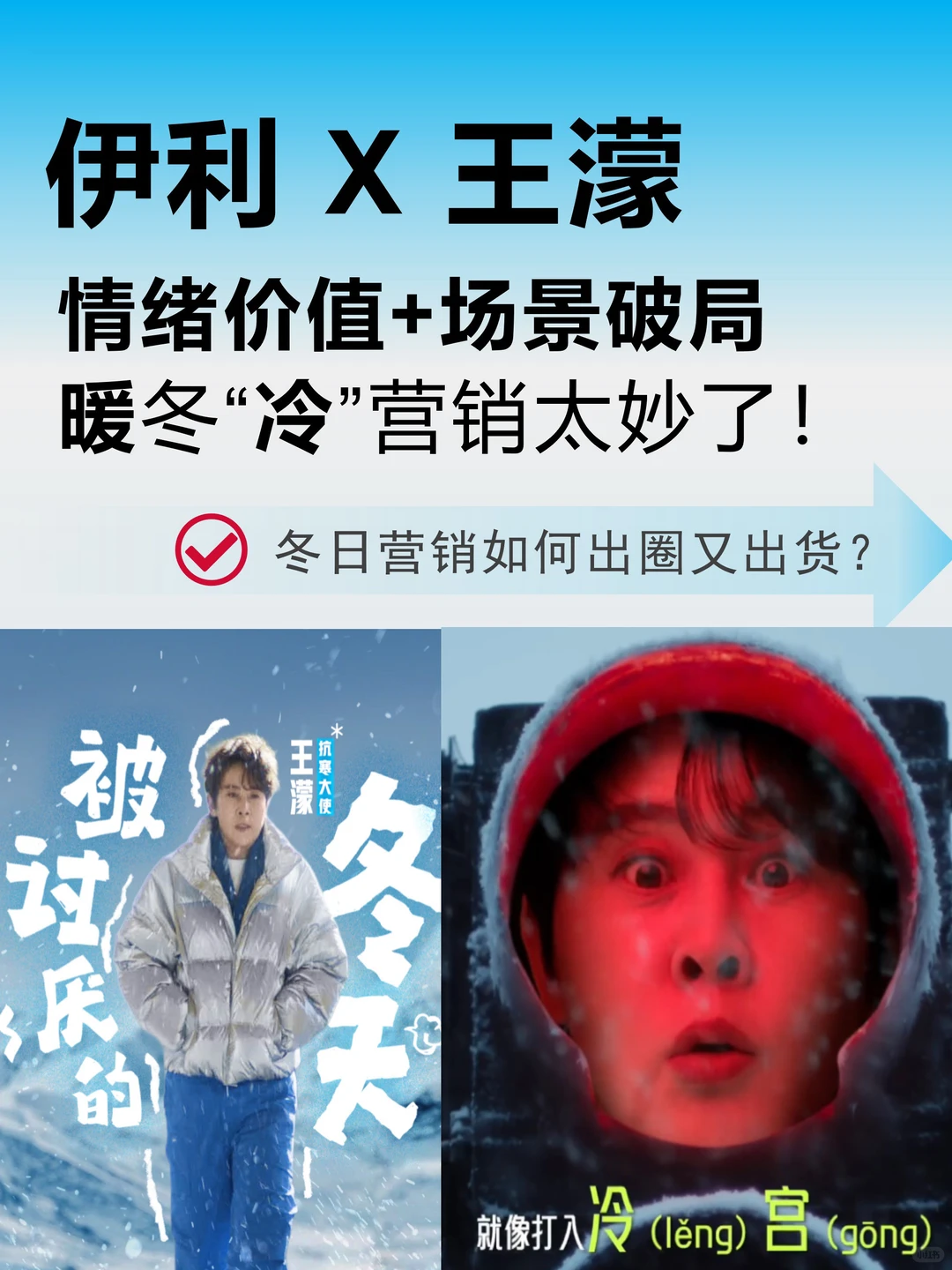 携手王濛玩梗，伊利这波暖冬营销实在妙！