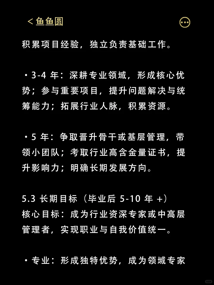 职业生涯规划书！直接抄