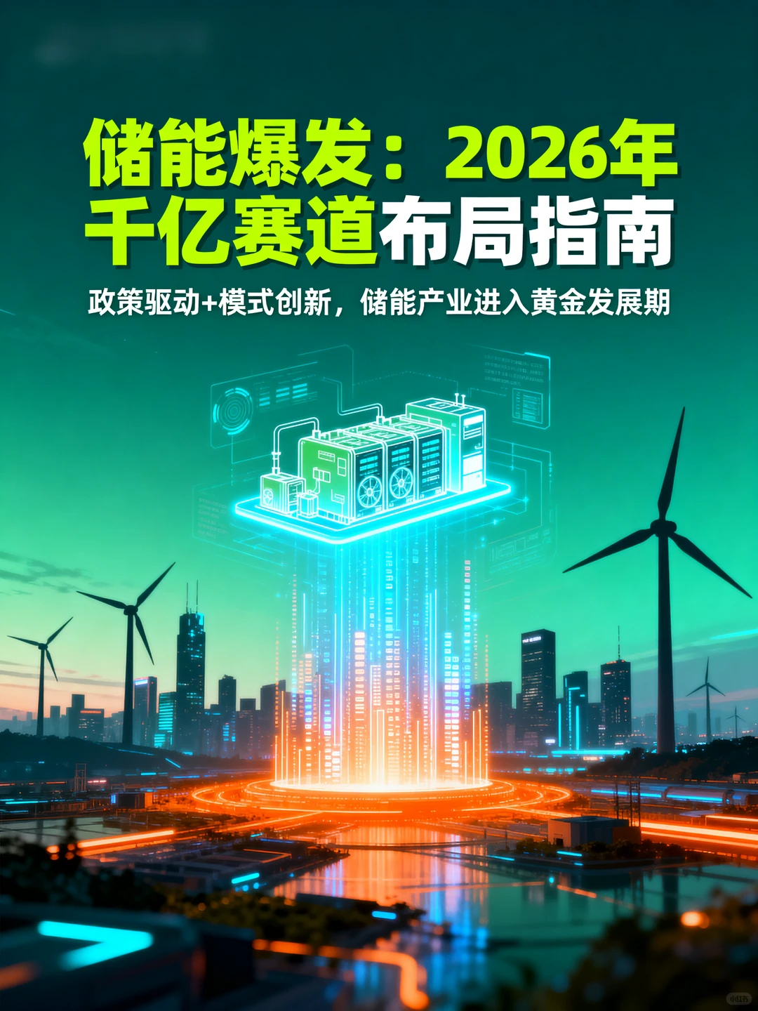 储能爆发：2026年千亿赛道布局指南