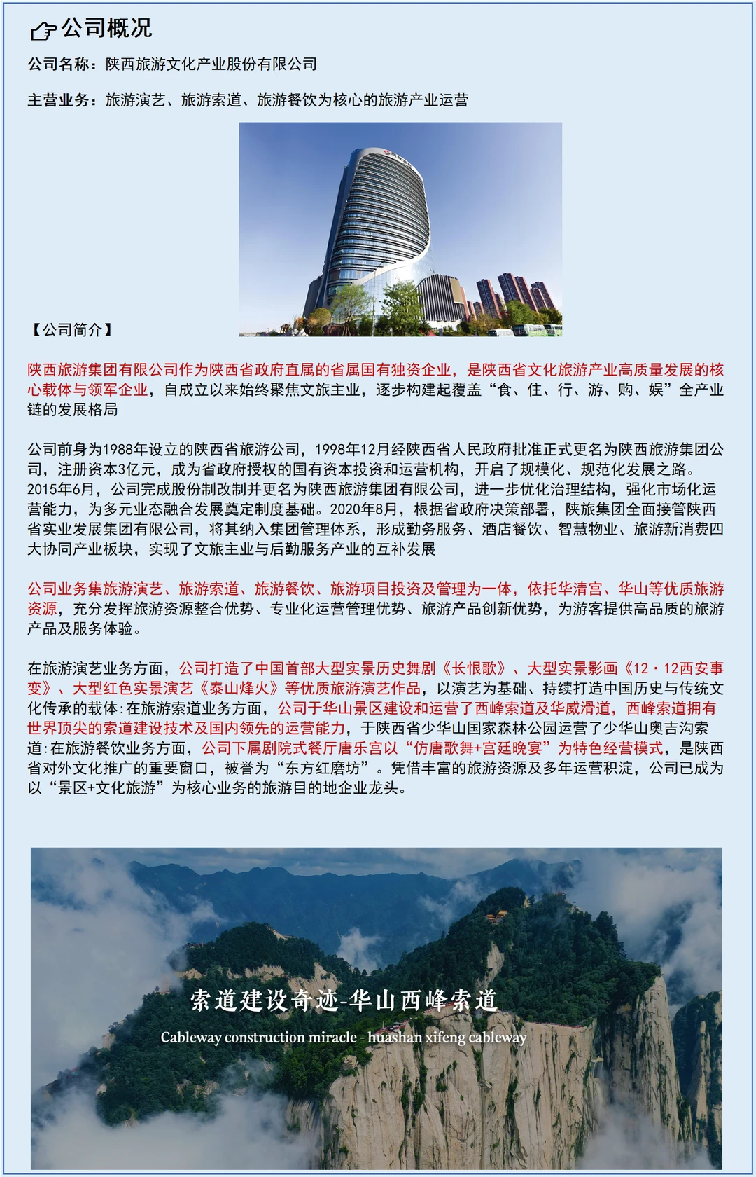 每天了解一个上市公司No.126:陕西旅游