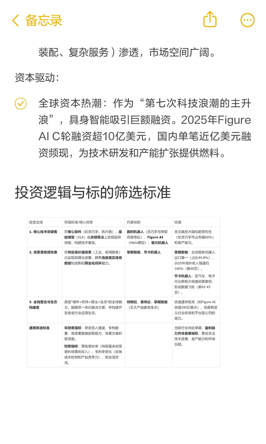 具身智能（商用人形机器人）行业分析