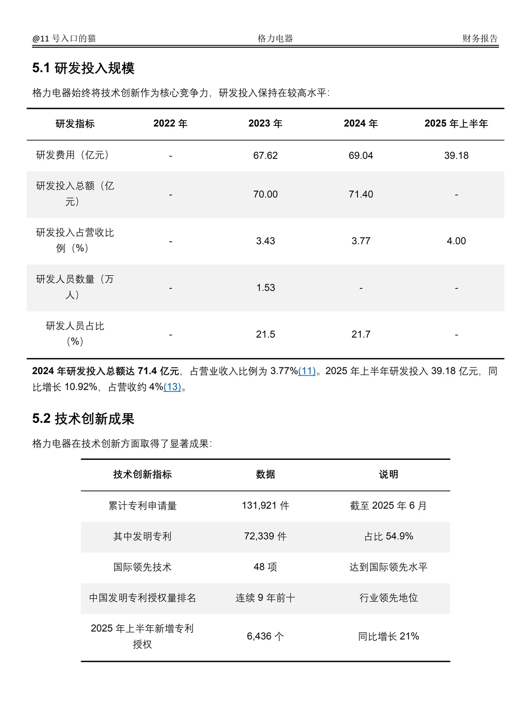 2022-2024年格力电器财务分析报告参考?