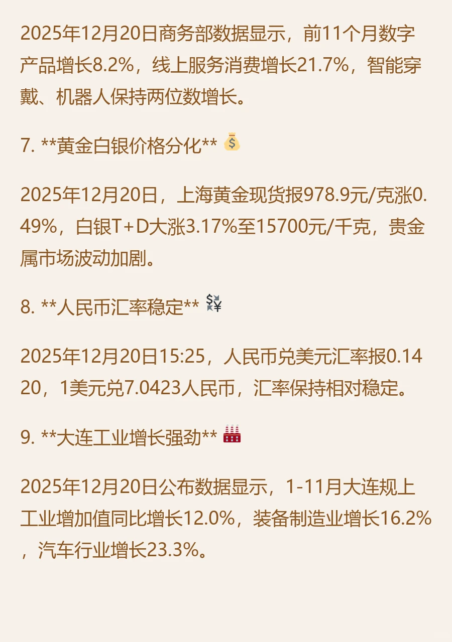 财经热点 | 12月20日 | 一起看财经