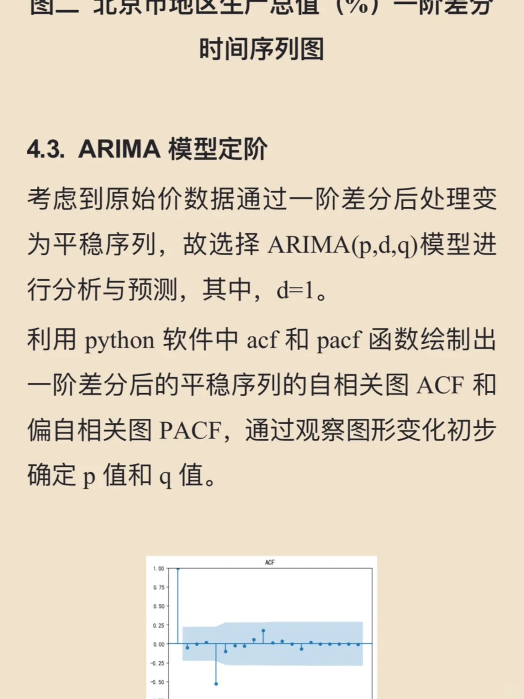 ?基于ARIMA模型的北京市GDP分析与预测