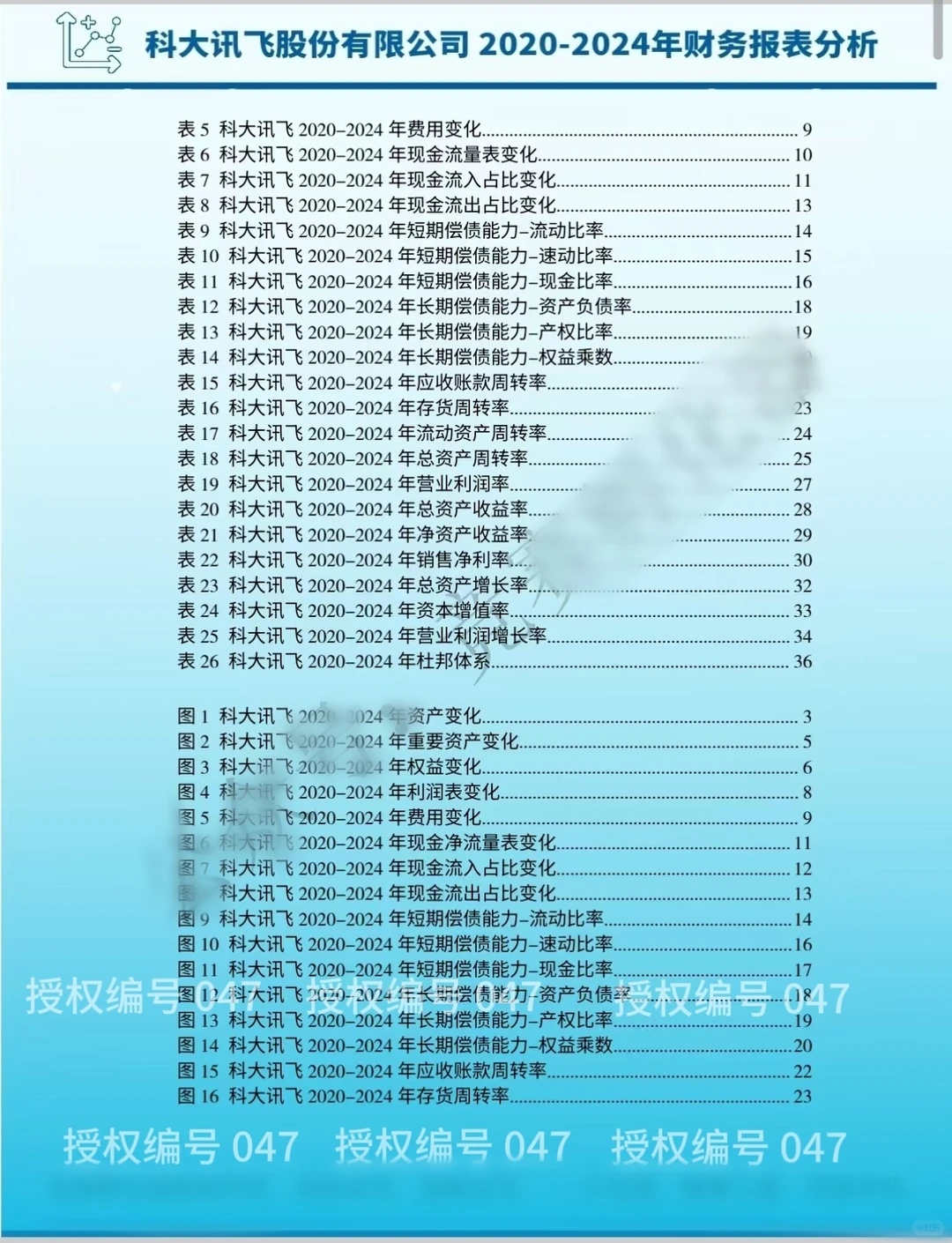 科大讯飞公司2020-2024年财务报表分析