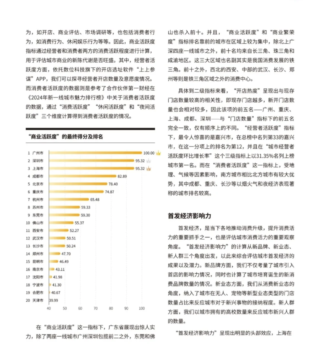 52页报告|2024年消费活跃之城报告