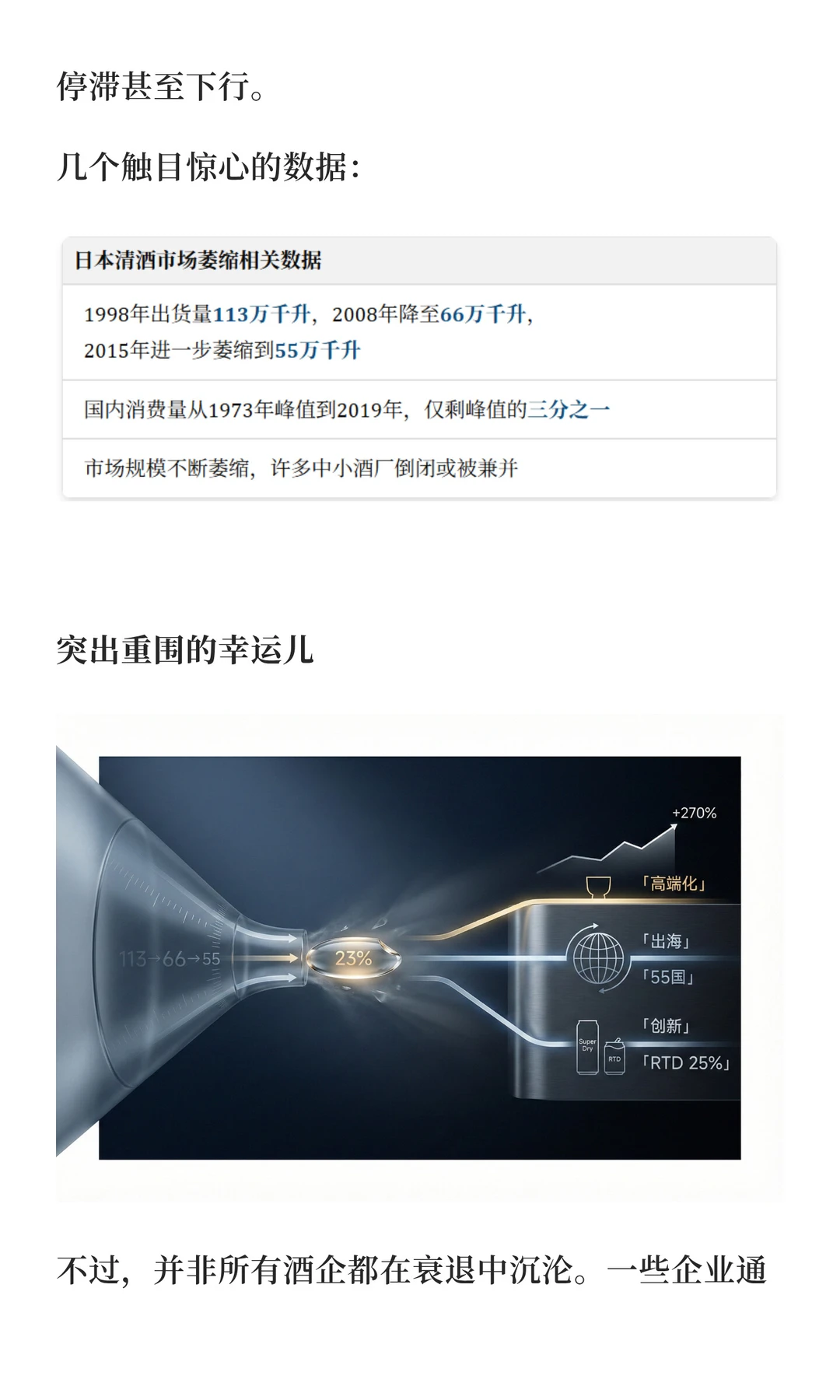 白酒的最后一舞：他山之石与未来趋势